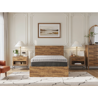 Sunvega Copper Infused Hybrid Queen Mattress with Soft Memory Foam and Pocketed Coils