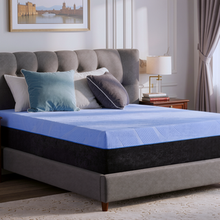 Sunvega 12 Inch King Cooling Hybrid Mattress with Copper Infused Foam and Coils