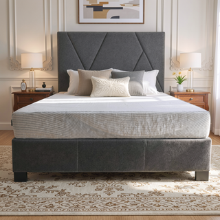 Sunvega 8 Inch Cooling Copper Infused Memory Foam Mattress Full Size with Breathable Cover