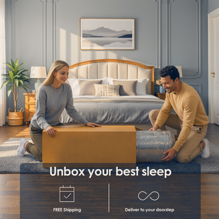 Sunvega 10 Inch Queen Size Breathable Cool Cover Memory Foam Hybrid Mattress
