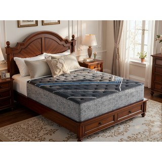 Sunvega 14" Firm Cooling Hybrid Mattress with Individually Wrapped Coils