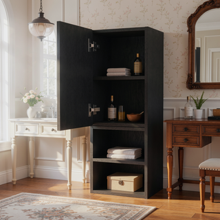 Sunvega Three Drawer Dresser with Superior Top and Four Steel Hairpin Legs