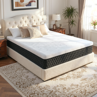 Sunvega Copper Cooling Firm Feel 12" Hybrid Waterfall Top Mattress Twin XL