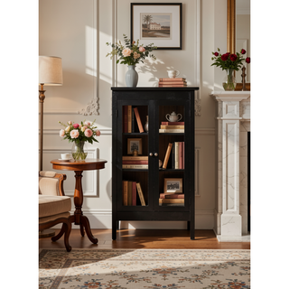Sunvega Transitional Oak Nightstand With Three Drawers For Bedroom