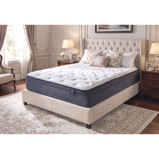 Sunvega Restonic 14.5 Inch Euro Top Mattress with Cooling Foam and Reinforced Lumbar Support