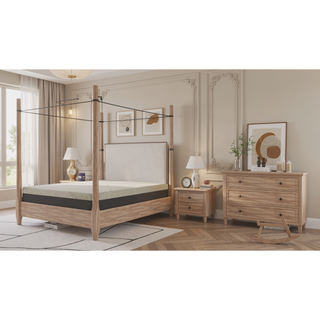 Sunvega Twin Firm Gel Memory Foam Tight Top 8 Inch Mattress with Anti-Microbial Cover