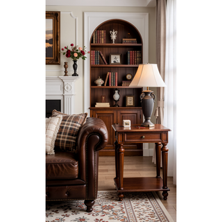 Sunvega Dark Brown Tufted Polyurethane Upholstered King Size Bed Frame