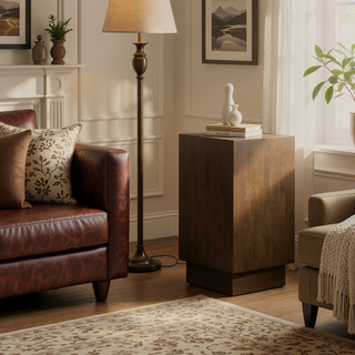 Sunvega Modern Six-Drawer Dresser Cabinet with Warm Brown Wood Grain Finish