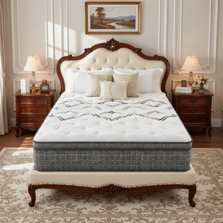 Sunvega Diamond Soto Cooling Copper Conforming Hybrid Luxurious Euro-Top Mattress