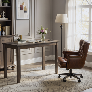 Sunvega 5-Piece Bitters Brown Transitional Dining Table Set for Home