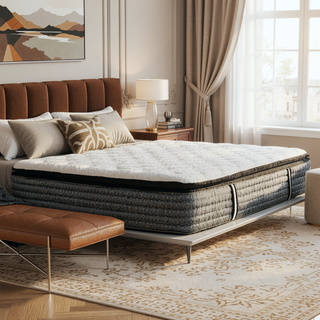 Sunvega 14 in. Hybrid Pocket Coil and Gel Memory Foam Plush Mattress for Enhanced Support