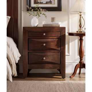 Sunvega Dark Brown Tufted Polyurethane Upholstered King Size Bed Frame