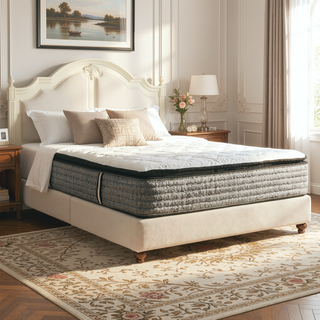 Sunvega 14 in. King Size Hybrid Pocket Coil and Gel Memory Foam Mattress