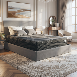 Sunvega Diamond Matrix Copper Cooling Hybrid Waterfall Top Mattress with Medium Feel