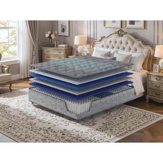 Sunvega 13 Inch Firm Cooling Mattress with Marvelous Middle Support for King Bed