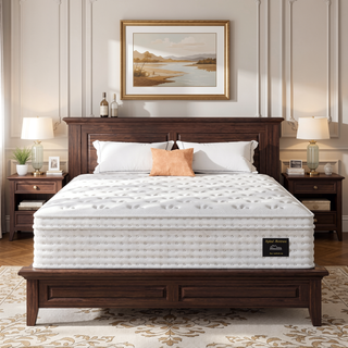 Sunvega King Size 14'' Hybrid Mattress with Memory Foam and Pocket Springs