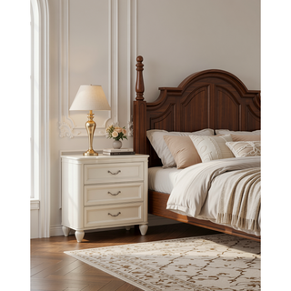 Sunvega Silver Landmark Traditional Style 5-Drawer Chest With Metal Pulls