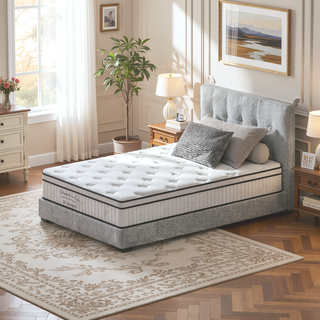 Sunvega 12 Inch Hybrid Mattress with Pocket Springs for Medium Firm Support