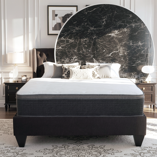 Sunvega Plush Euro Top Gel Memory Foam Hybrid Mattress with Pocket Coils