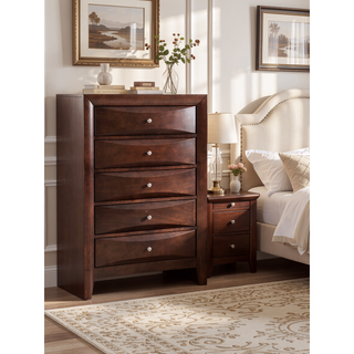 Sunvega Dark Brown Tufted Polyurethane Upholstered King Size Bed Frame