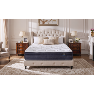 Sunvega Restonic 14.5 Inch Euro Top Mattress with Cooling Foam and Reinforced Lumbar Support