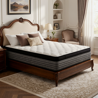 Sunvega 16" Queen Size Hybrid Mattress with Cooling Gel Memory Foam and Euro Top