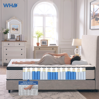 Sunvega Full Size Hybrid Mattress with Zoned Support and Gel Memory Foam for Cool Comfort