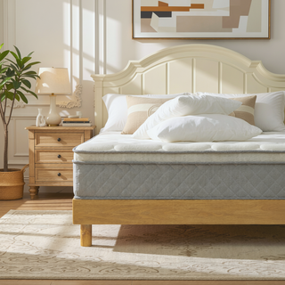 Sunvega 12 Inch Cooling Gel Memory Foam Hybrid Mattress with Pocket Springs for Medium Firmness