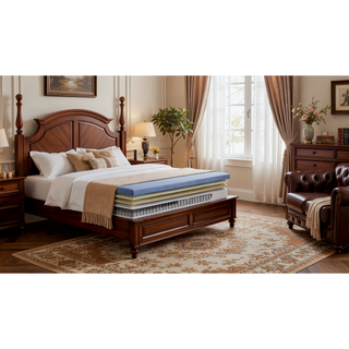 Sunvega 12 Inch Hybrid Cooling Latex Foam and Coil Kids Mattress Twin Size