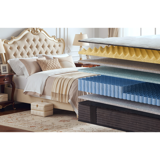 Sunvega 10 Inch Cooling Gel Memory Foam Hybrid Mattress with Pocket Springs for Medium Firmness