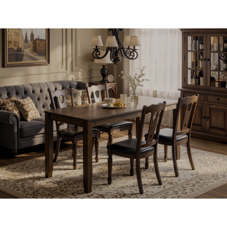 Sunvega Contemporary Round Dining Table with Drop Leaf in Solid Rubber Wood