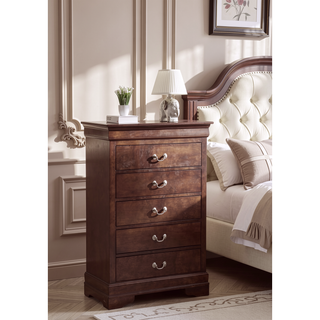 Sunvega Dark Brown Tufted Polyurethane Upholstered King Size Bed Frame