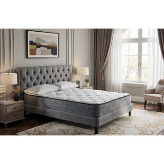 Sunvega Cal King 10" Gel Memory Foam Mattress with 884 Pocketed Coils