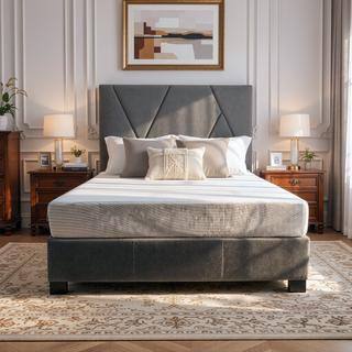 Sunvega 8 Inch Cooling Copper Infused Memory Foam Mattress Cal King Size