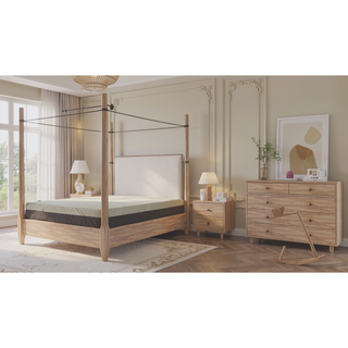 Sunvega Twin Firm Gel Memory Foam Tight Top 8 Inch Mattress with Anti-Microbial Cover