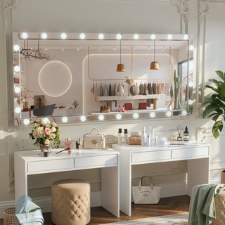 Sunvega Hollywood Full Length Floor Mirror with 3 Color Modes for Dressing Room
