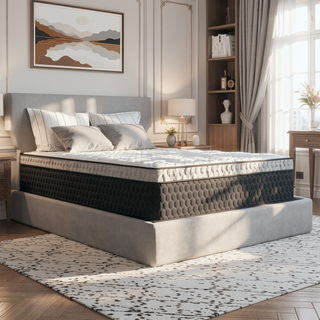 Sunvega Ultra Cooling Copper Infused Hybrid Mattress with Euro-Top and Dynamic Edge Coils