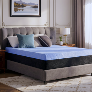 Sunvega 12 Inch Hybrid Cooling Latex Foam and Coil Queen Size Mattress