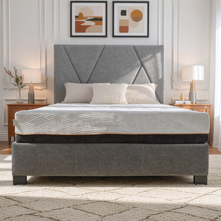 Sunvega 10 Inch Cooling Copper Infused Memory Foam Mattress with Plush and Support Layers