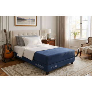 Sunvega Memory Foam Mattress with Super Soft Fabric Cover Rolled and Boxed