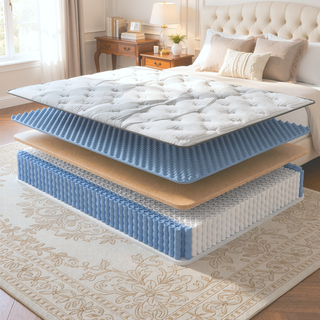 Sunvega Diamond Nina Copper Cooling Supportive Hybrid Mattress with Euro-Top