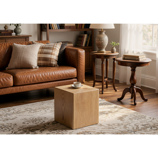 Sunvega Rubberwood and Oak Veneer Dining Bench with Rounded Edges