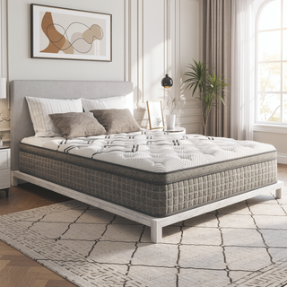Sunvega Diamond Soto Cooling Copper Conforming Hybrid Luxurious Euro-Top Mattress