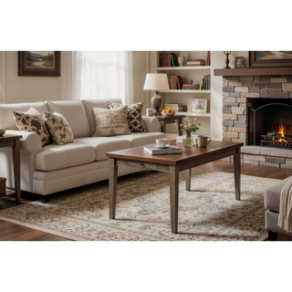 Sunvega Counter Height Two Tone Dining Table with Four Storage Drawers