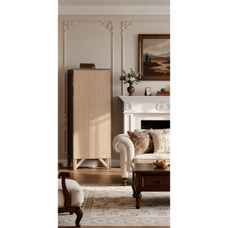 Sunvega Dark Brown Tufted Polyurethane Upholstered King Size Bed Frame