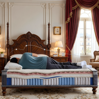 Sunvega 10 Inch Full Size Breathable Cooling Gel Memory Foam Hybrid Mattress