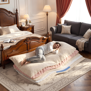 Sunvega 10 Inch Full Size Breathable Cooling Gel Memory Foam Hybrid Mattress