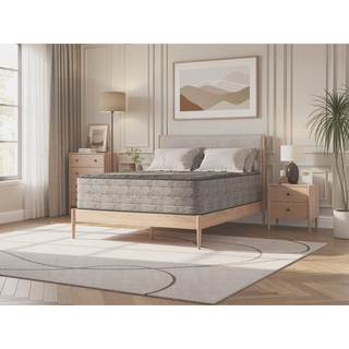 Sunvega 14 Inch Pure Ice Plush Quilted Queen Mattress with Copper Gel Cover