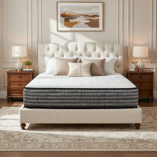 Sunvega 12 in. Plush Gel Memory Foam Hybrid Pocket Coil Mattress for Enhanced Support