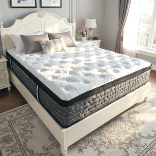 Sunvega 14 in. Hybrid Pocket Coil and Gel Memory Foam Plush Mattress for Enhanced Support